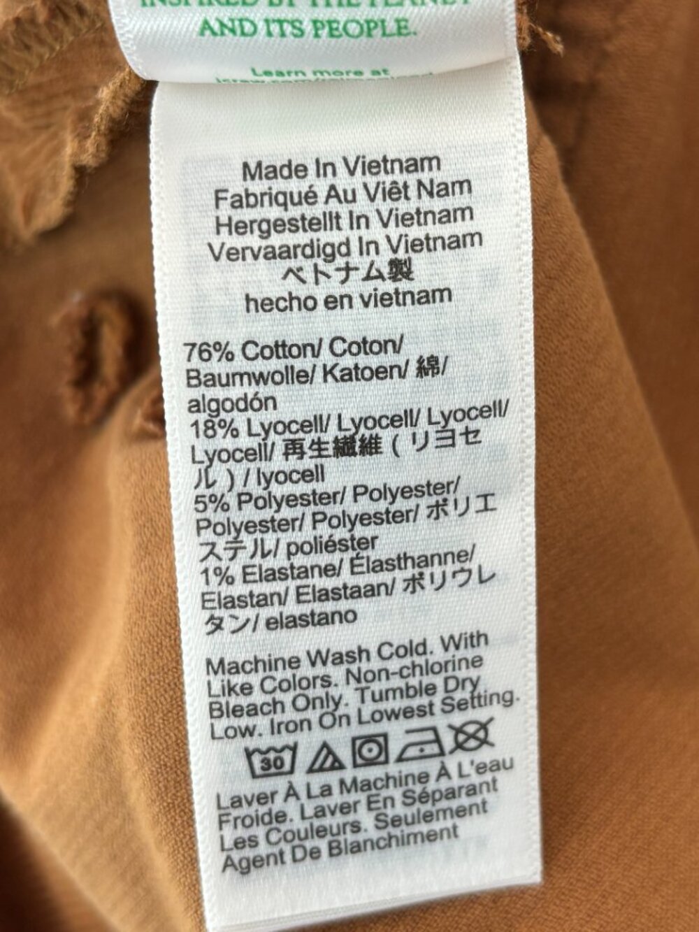 NWT J.CREW Sailor Slim Wide Stretch Corduroy Pants in Rich Coffee SZ 29 - Picture 7 of 10